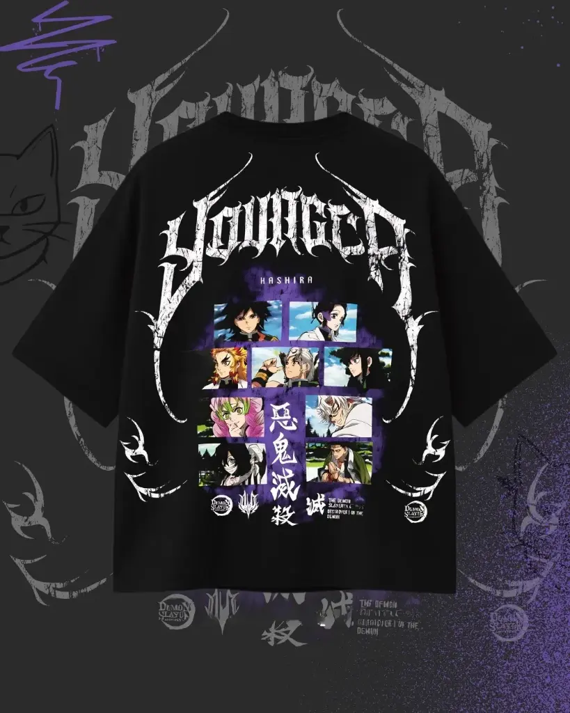 Camisa de YLA X Demon Slayer (OVERISIZE)