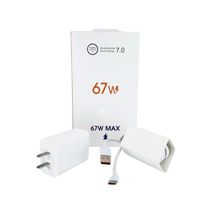 Cargador Xiaomi 67W Carga Rápida (Incluye cable TC)