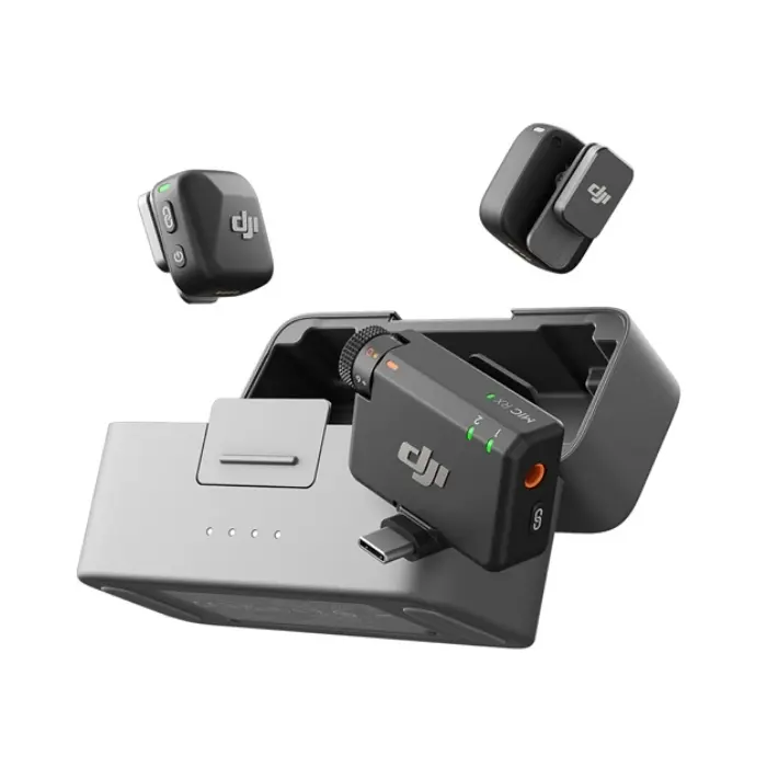 Set Micrófonos Inalámbricos Portátiles DJI MIC MINI (2 TX + 1 RX + Estuche)