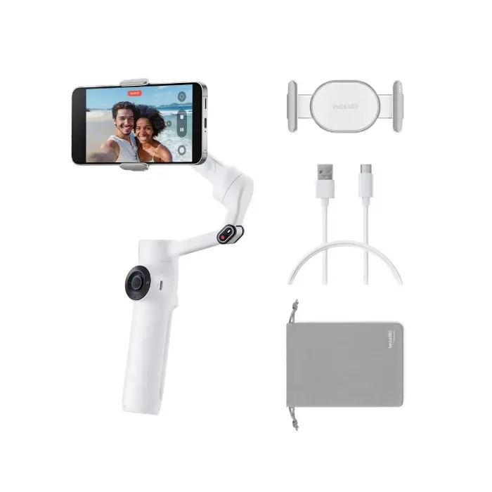 INSTA360 FLOW 2 AI TRACKER BUNDLE WHITE