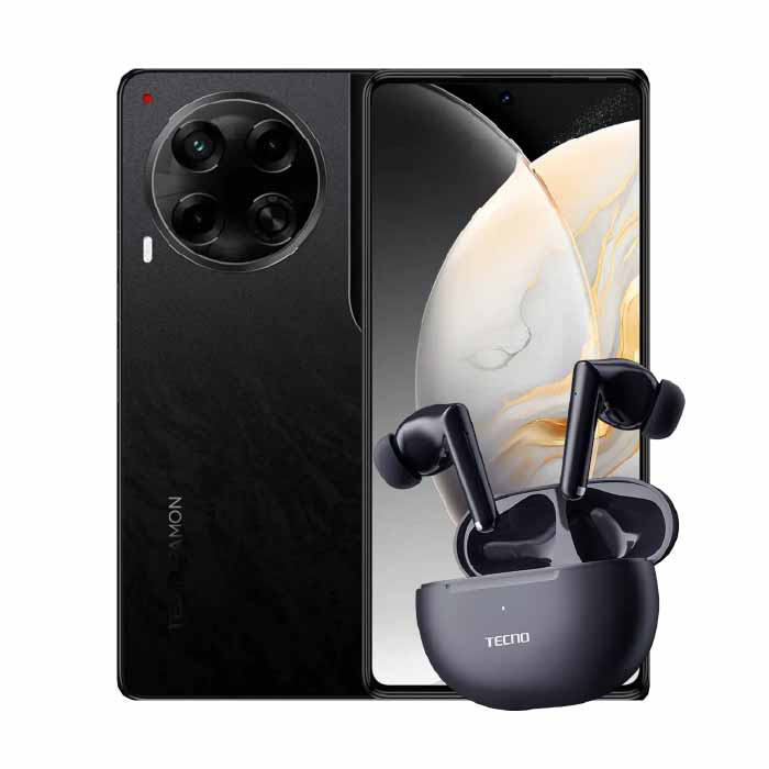 Celular TECNO CAMON 3O, 256GB - 16GB RAM + Audífonos Inalámbricos TECNO BUDS 3 