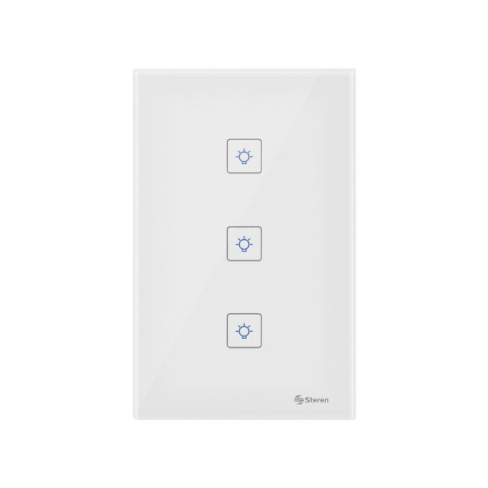 TRIPLE APAGADOR WIFI DE PARED