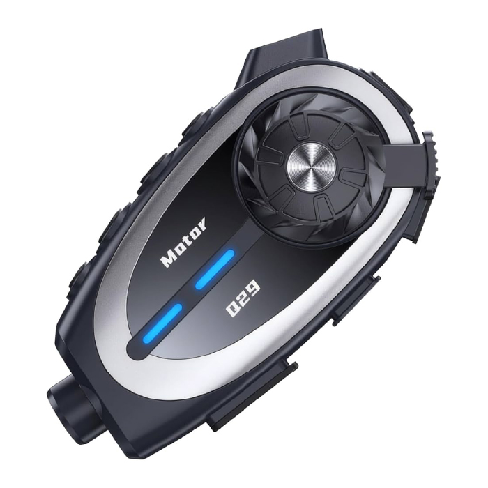 AUDIFONO MANOS LIBRES INTERCOMUNICADOR PARA CASCO Q29 NEGRO CON CAMARA