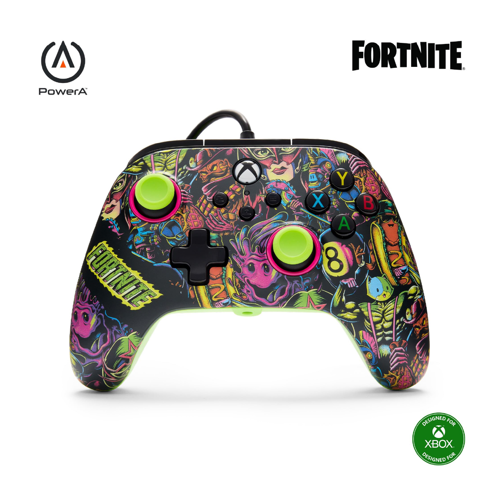 CONTROL POWER A XBOX ADVANTAGE WIRED FORTNITE GLOW.
