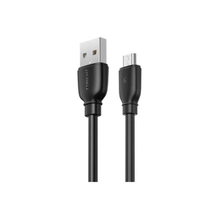 ￼CABLE USB MICRO B RC-138M SERIE SUJI PRO REMAX NEGRO