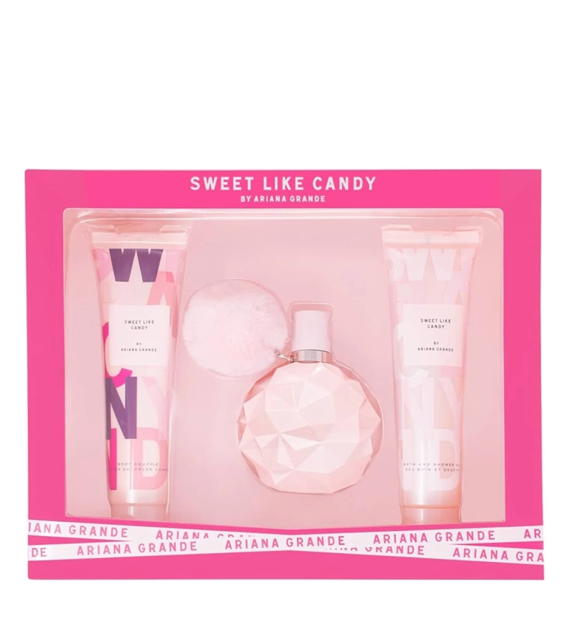 ARIANA GRANDE ESTUCHE SWEET LIKE CANDY /CREMA /GEL 3PCS