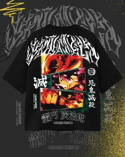 Camisa de YLA X Demon Slayer (OVERISIZE) ​