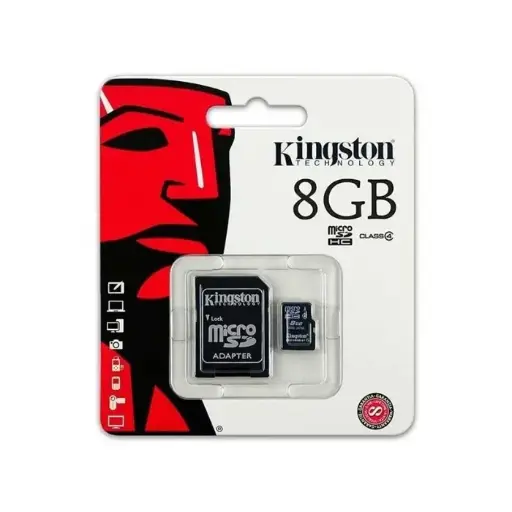 Memoria Sd Kingston Sdc4/8gb 8gb Clase 4 Sdhc 