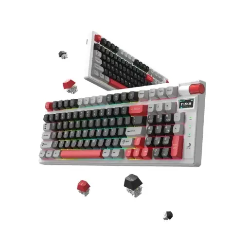 Teclado Inalámbrico Gaming Mecánico RGB Monka KG991W