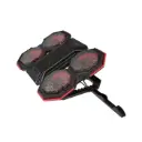 Base Para Laptop de 9 a 16,5" Con Ventilador Roja Marvo 
