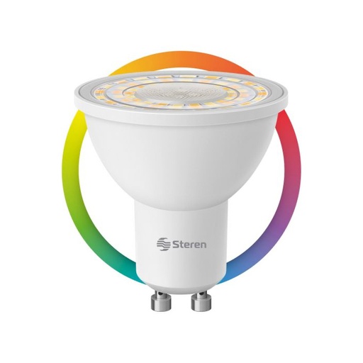 [STRN000211] BOMBILLO LED DICROICO 5W  WIFI RGB MULTICOLOR 15W