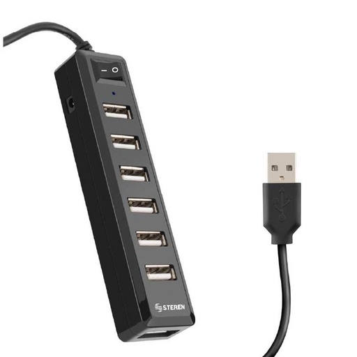[STRN000246] HUB DE 7 PUERTOS USB 2.0 C/ELIMINADOR