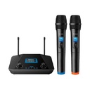 Sistema profesional con 2 micrófonos inalámbricos UHF