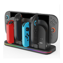 ESTACION DE CARGA CON VENTILADOR PARA JOY CON Y NINTENDO SWITCH 2 PG-SW2062 IPEGA NEGRO