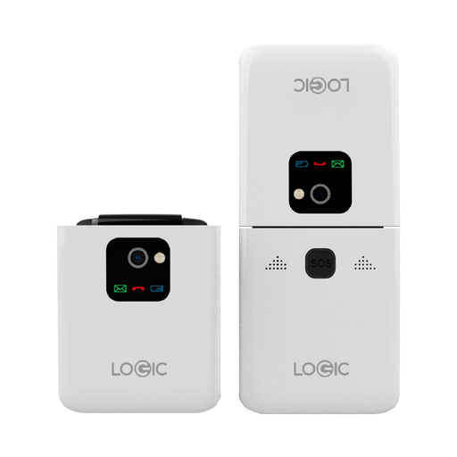 Celular LOGIC Z3L, BOTON SOS, 4G, BLANCO